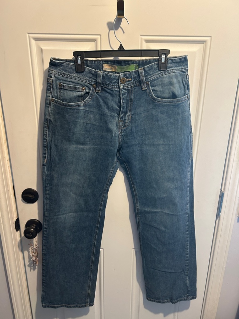 Classic Straight-Leg Men's Jeans in Blue
